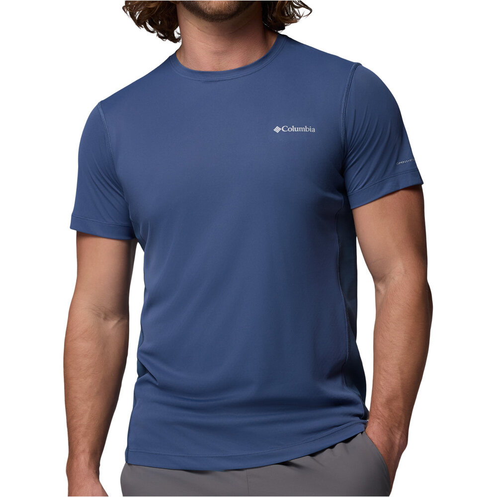 Zero rules light camiseta montaña manga corta hombre Marino