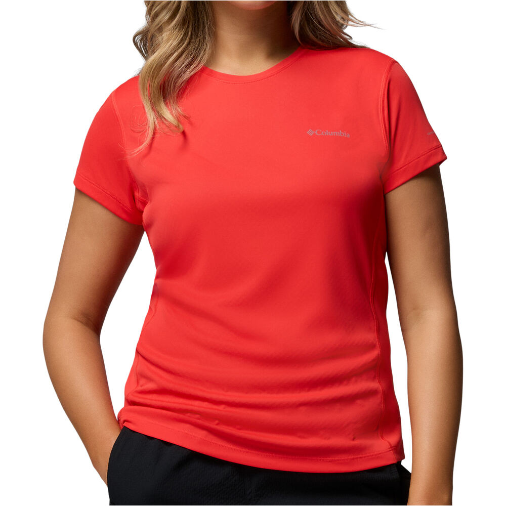 Zero rules light camiseta montaña manga corta mujer Rojo (L)