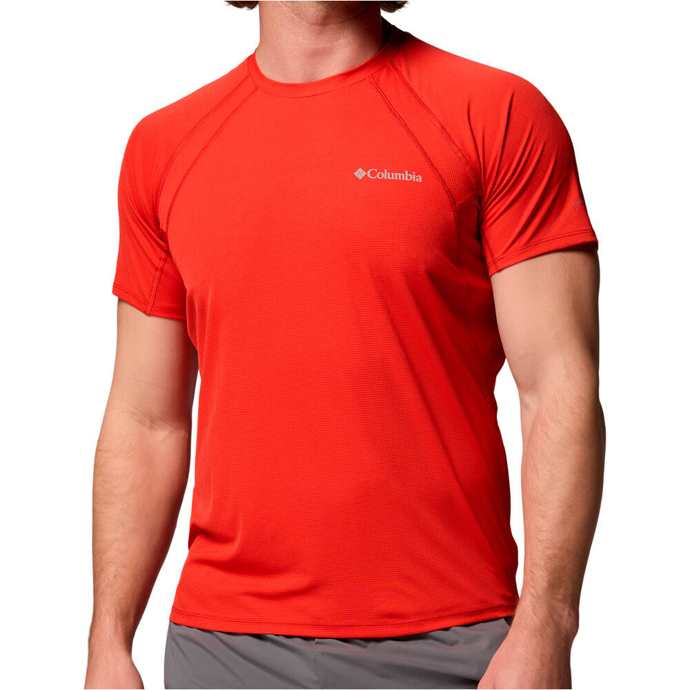 Stealth spring camiseta montaña manga corta hombre Rojo (S)
