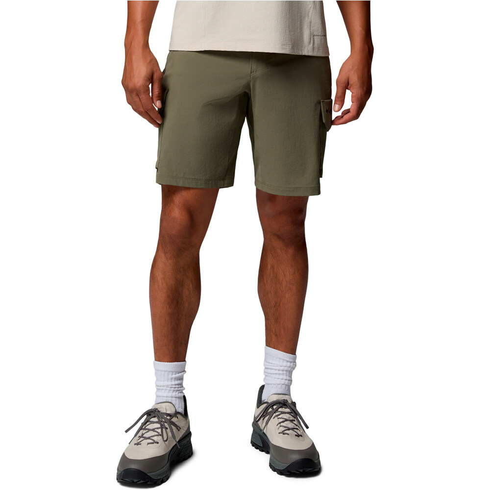 Silver ridge elite pantalón corto montaña hombre Verde (34)