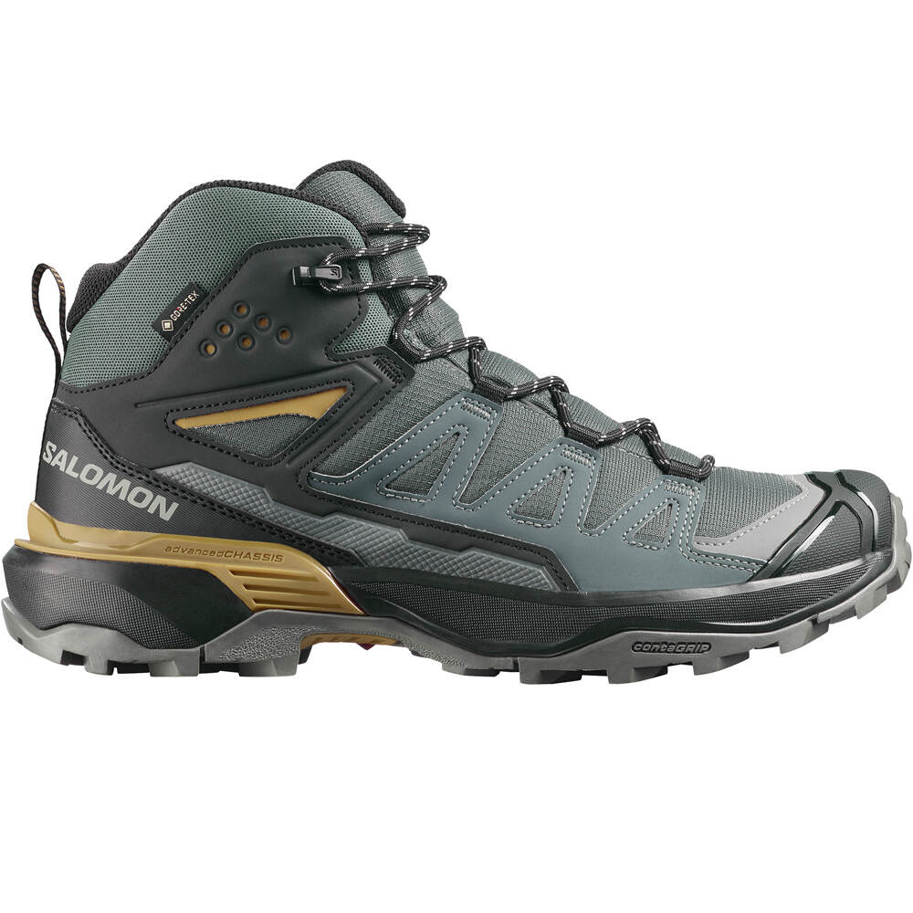 X ultra 360 mid gore-tex bota trekking hombre Verde (41 1/3)