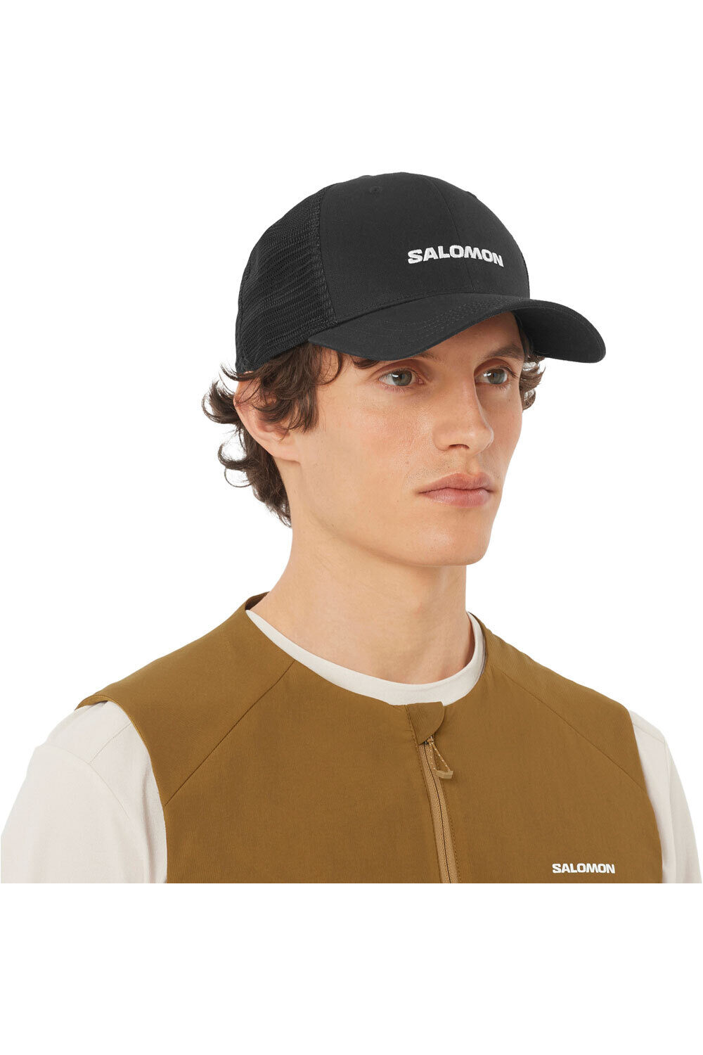 Logo trucker gorros montaña Negro (L/XL)