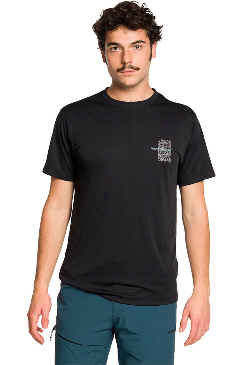 Keilor camiseta montaña manga corta hombre Negro (S)