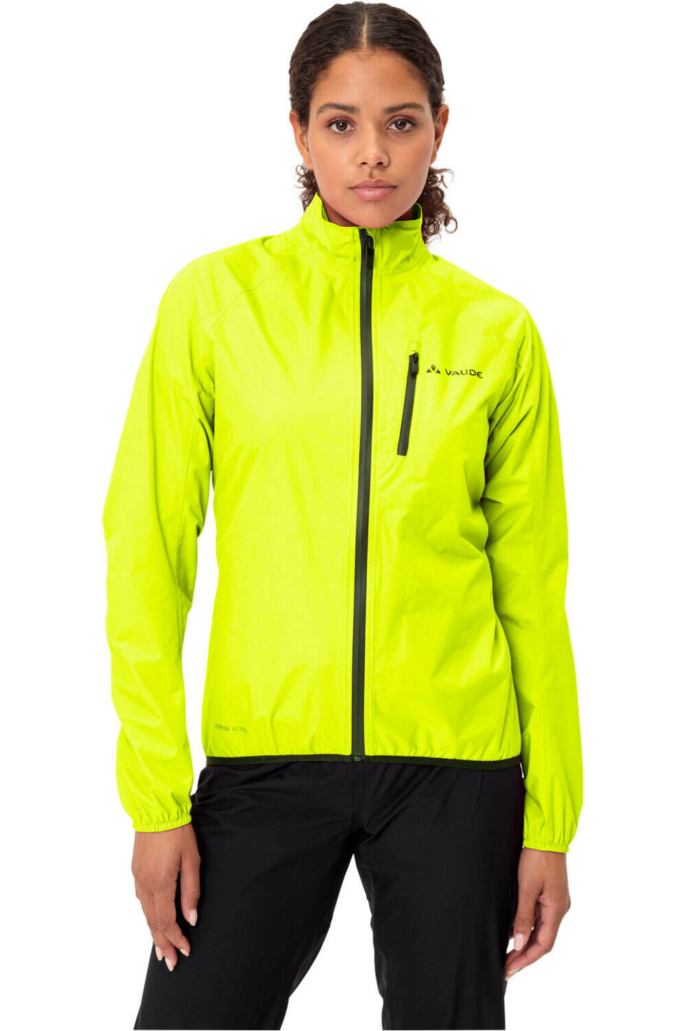 Drop iii chaqueta impermeable ciclismo mujer Amarillo (38)