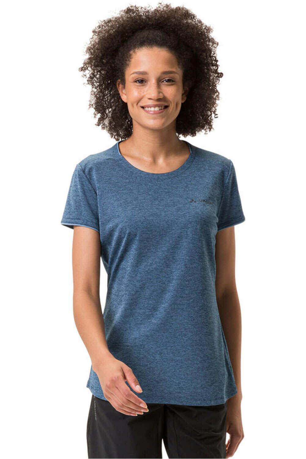 Essential camiseta montaña manga corta mujer Azul (50)