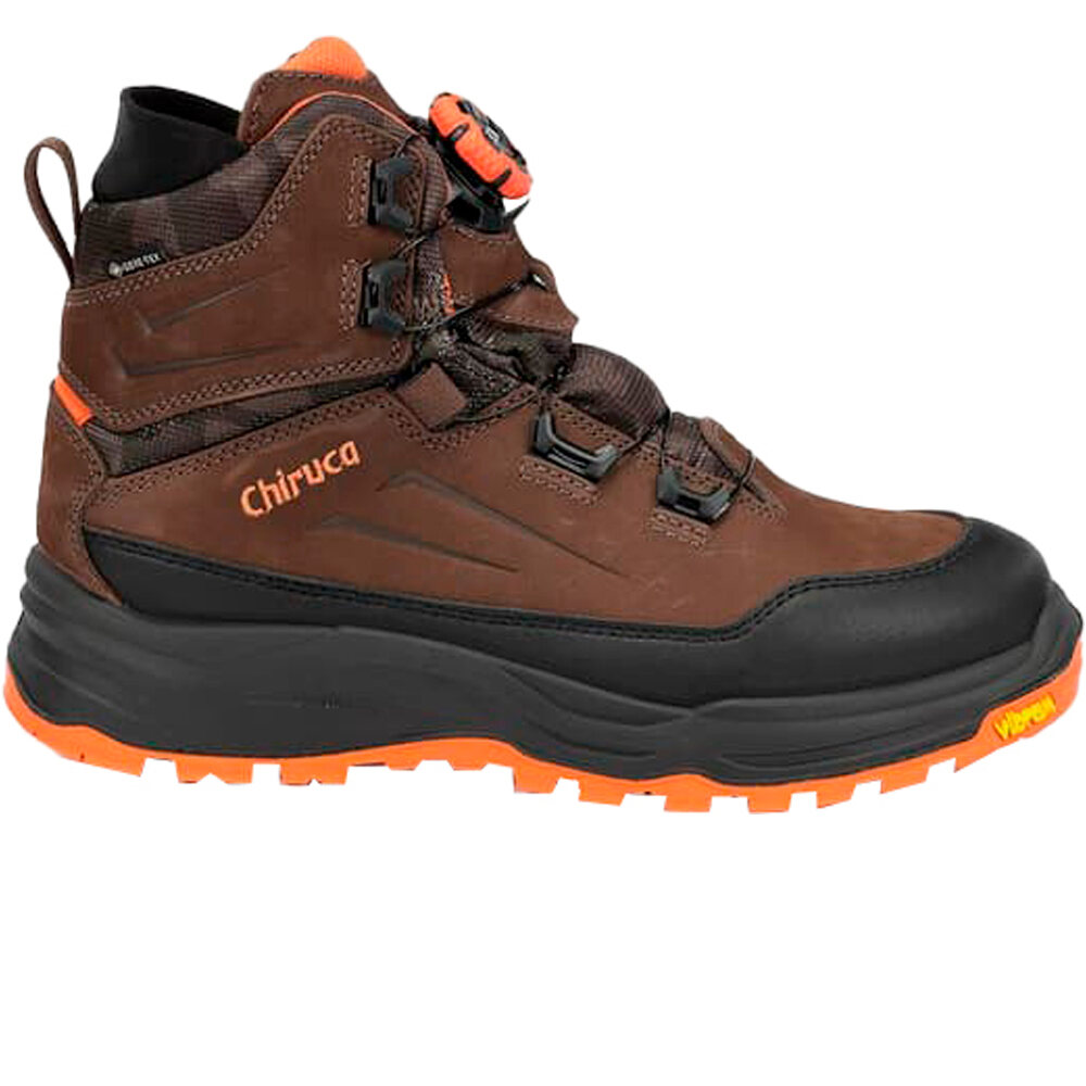 Laurus boa bandeleta gore-tex bota montaña cuero hombre Marron (41)