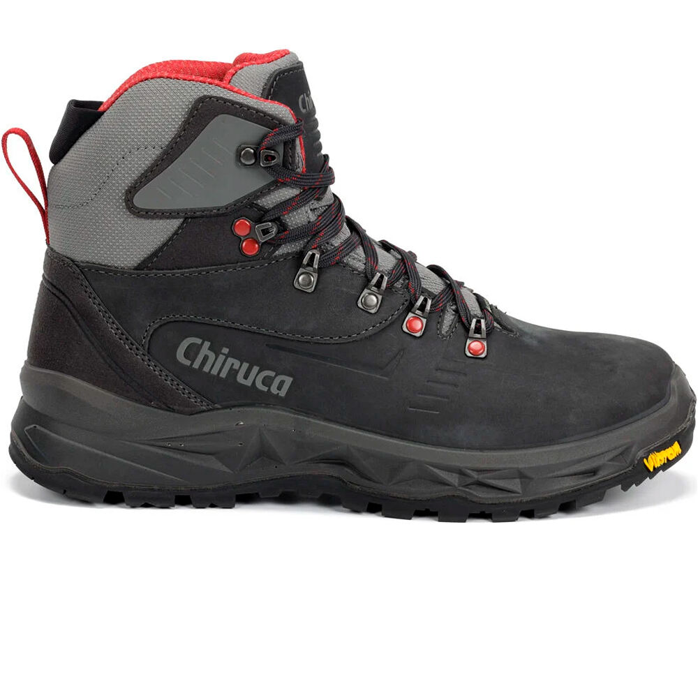 Taburiente gore-tex bota montaña cuero hombre Gris (46)