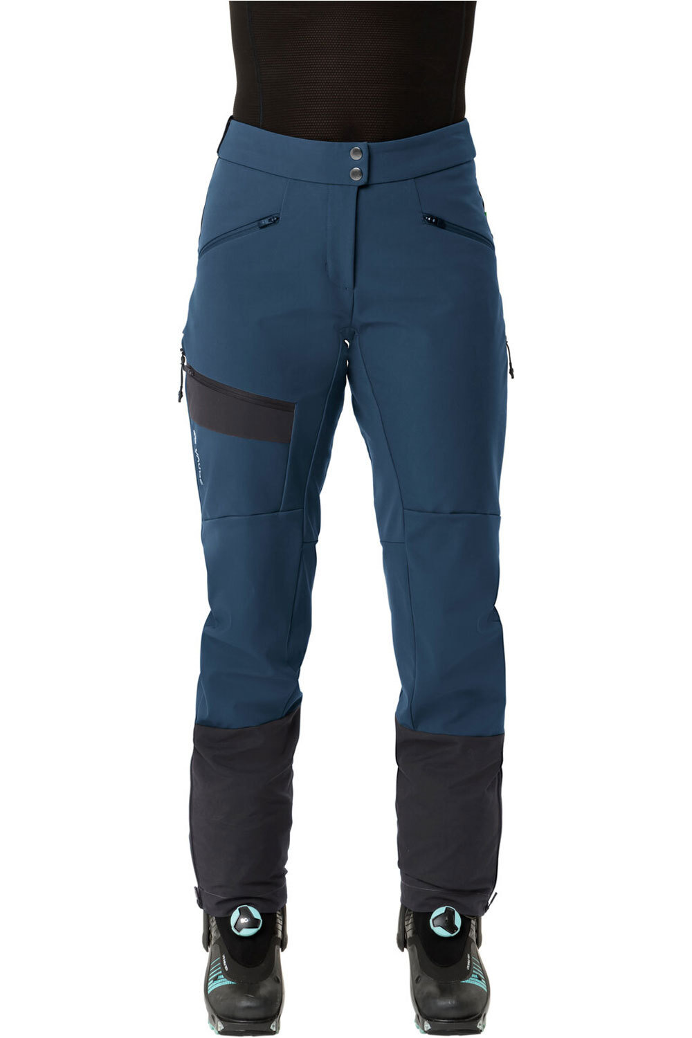 Monviso alpine pantalón montaña mujer Azul (36)