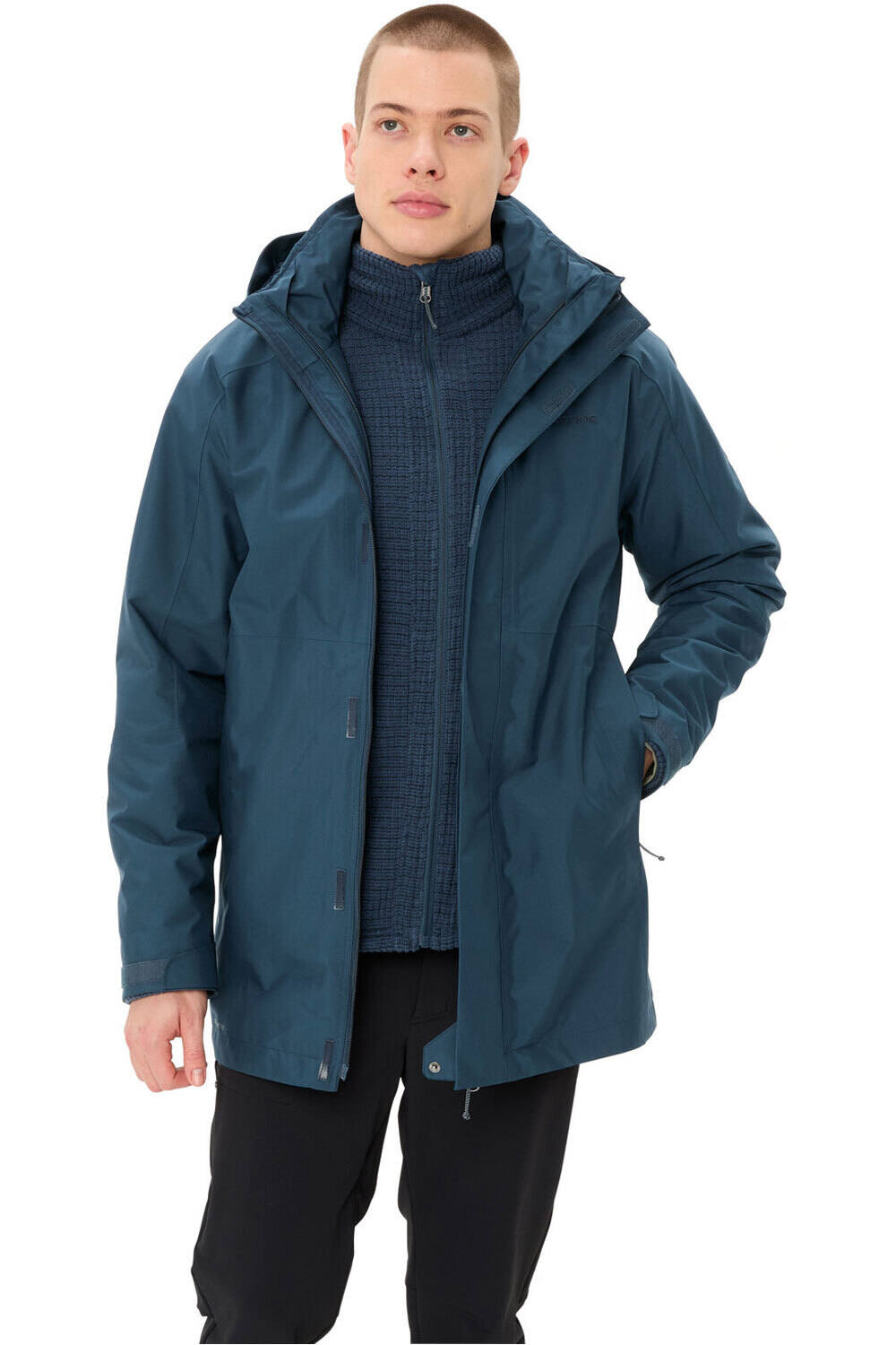 Idris 3in1 chaqueta impermeable insulada hombre Azul (XXXL)