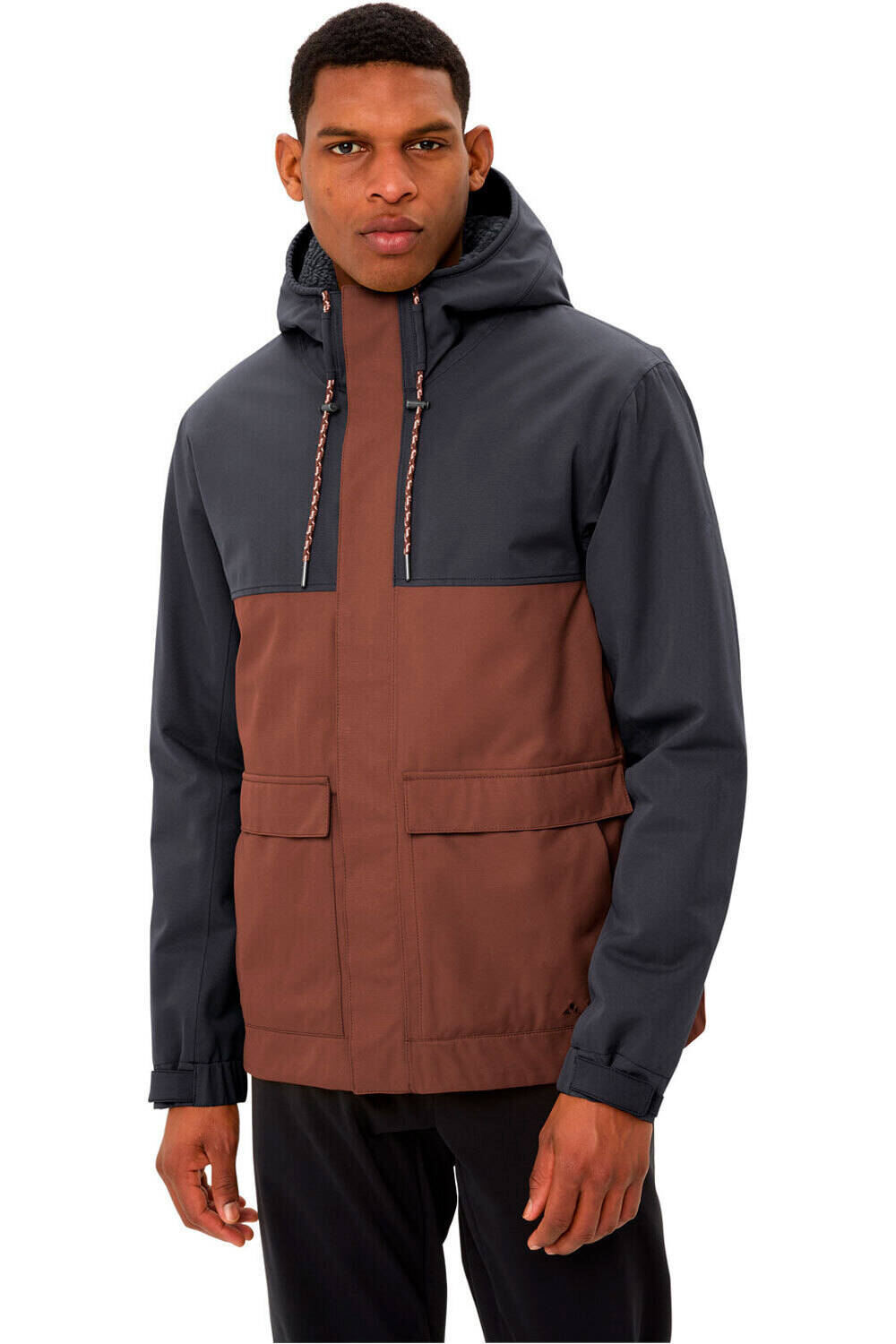 Manukau iii chaqueta impermeable insulada hombre Marron (XXL)