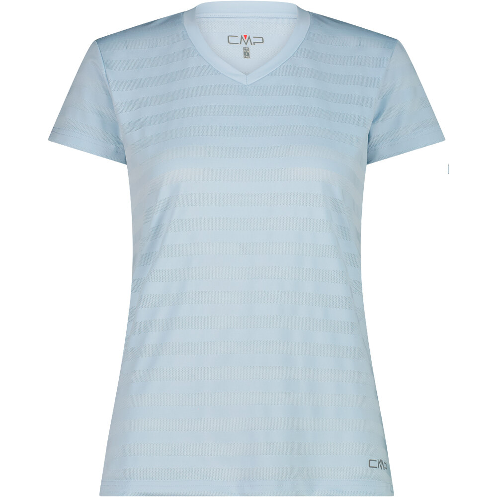 Woman t-shirt camiseta montaña manga corta mujer Azul (38)