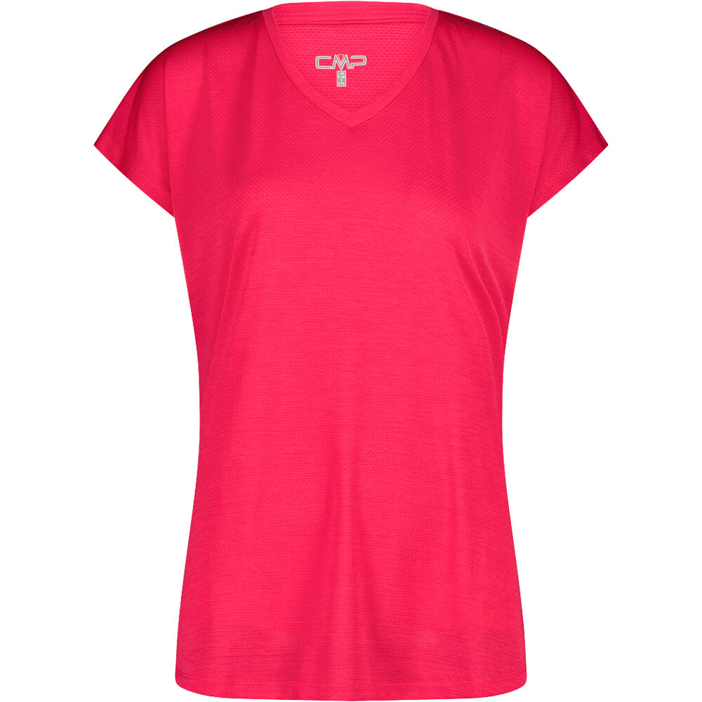 Woman t-shirt camiseta montaña manga corta mujer Rojo (40)