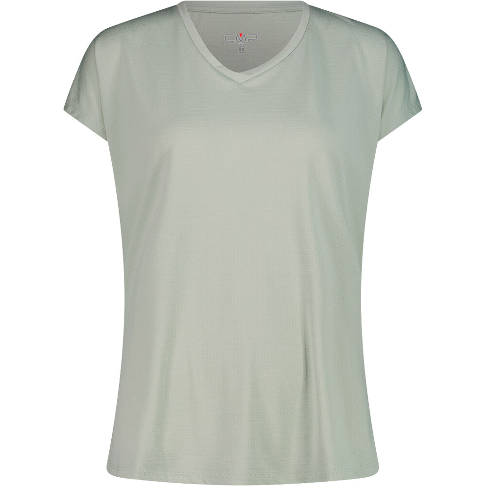 Woman t-shirt camiseta montaña manga corta mujer Verde (44)