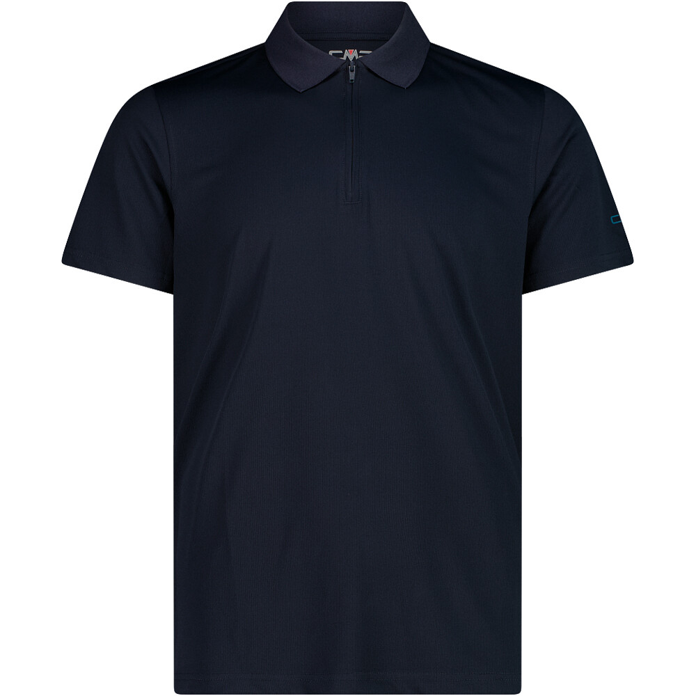 Man polo camiseta montaña manga corta hombre Marino (52)