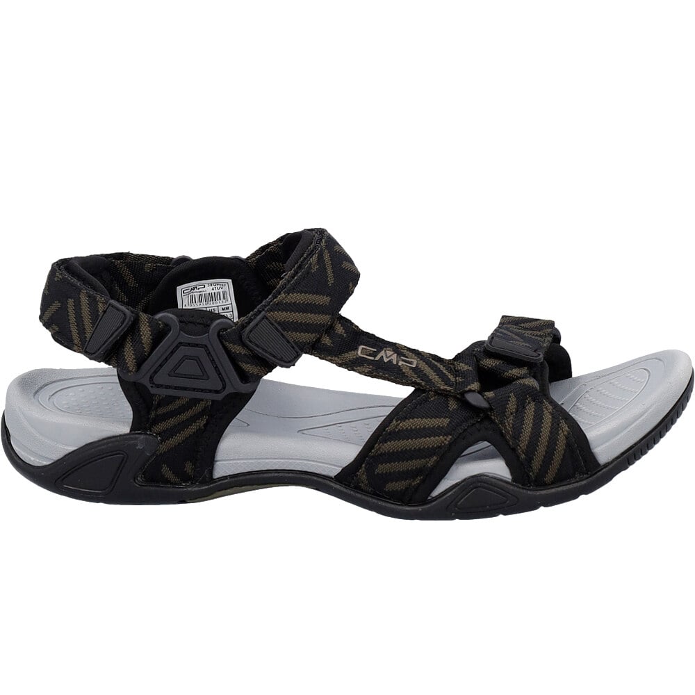 Hamal sandalias trekking hombre Negro (41)