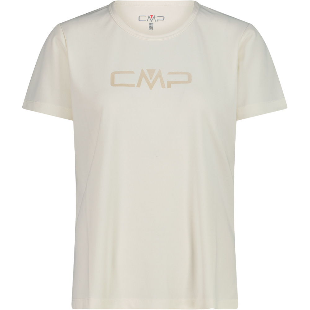 Woman co t-shirt camiseta montaña manga corta mujer Blanco (46)