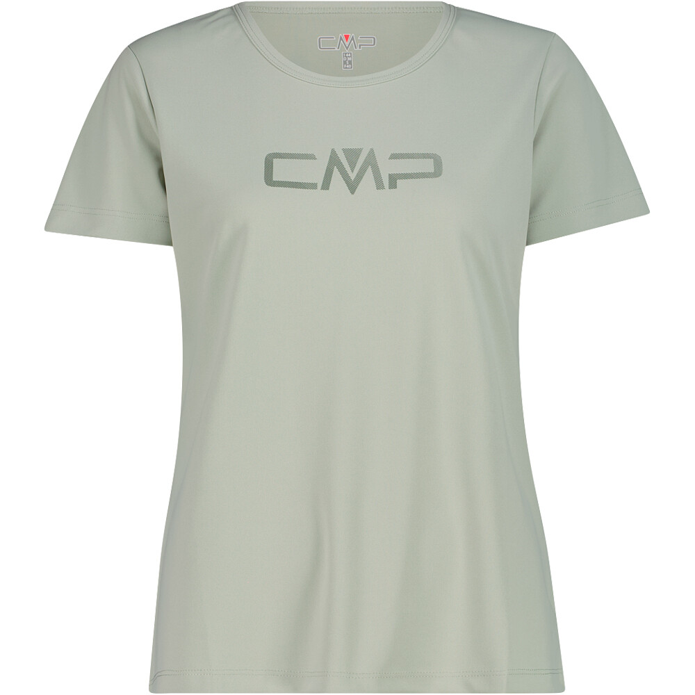 Woman co t-shirt camiseta montaña manga corta mujer Verde (40)