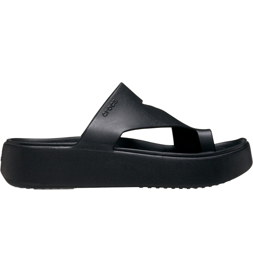 Getaway platform toe loop zueco mujer Negro (34-35)