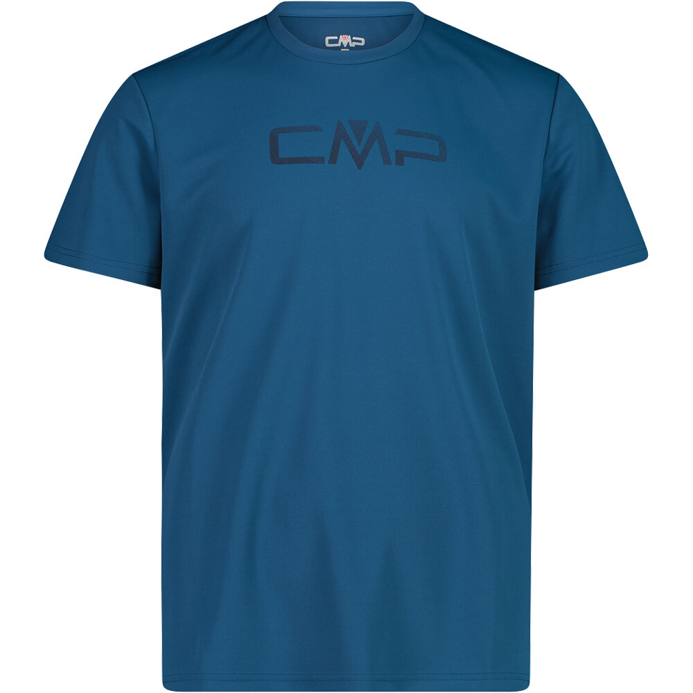 Man co t-shirt camiseta montaña manga corta hombre Marino (50)