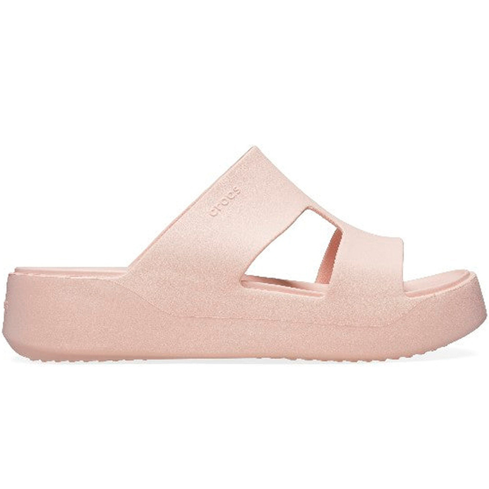 Crocs getaway platform h-strap zueco mujer