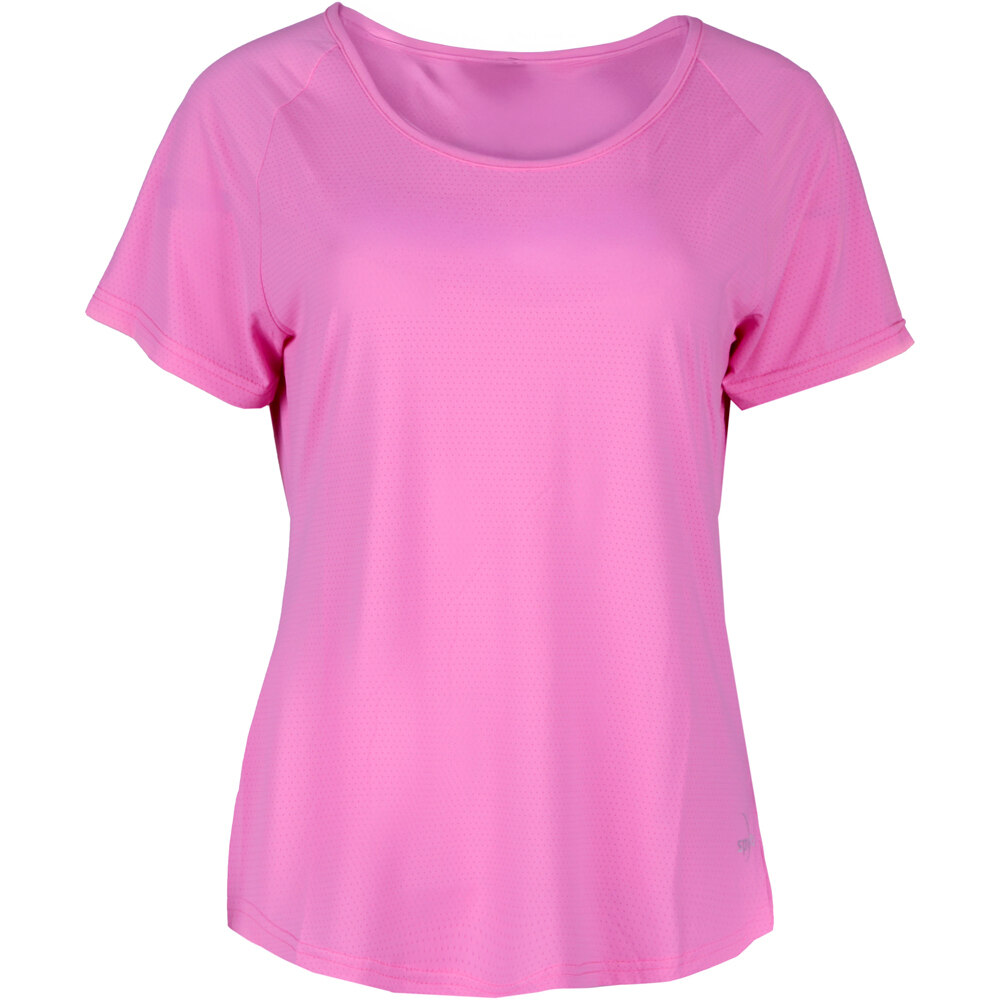 Gohr camiseta entrenamiento manga corta mujer Rosa (L)