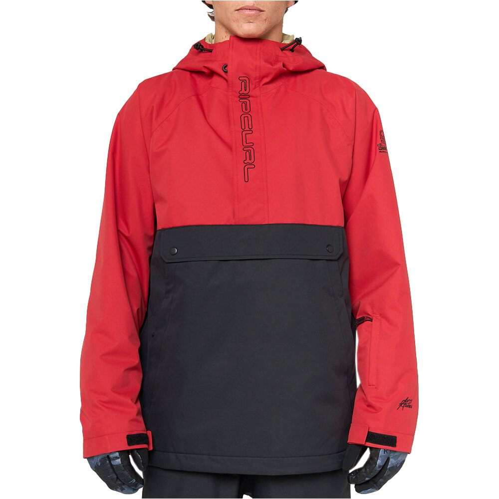 Anti series primal 10k/10k chaqueta esquí hombre Rojo (M)