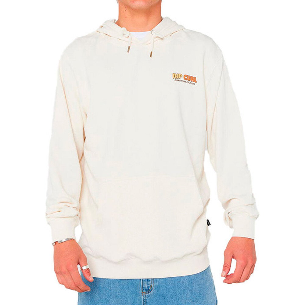 Surf revival line up sudadera hombre Blanco (L)