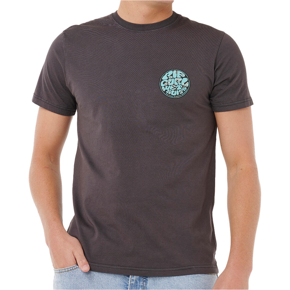 Wettie passage icon camiseta manga corta hombre Negro (XS)