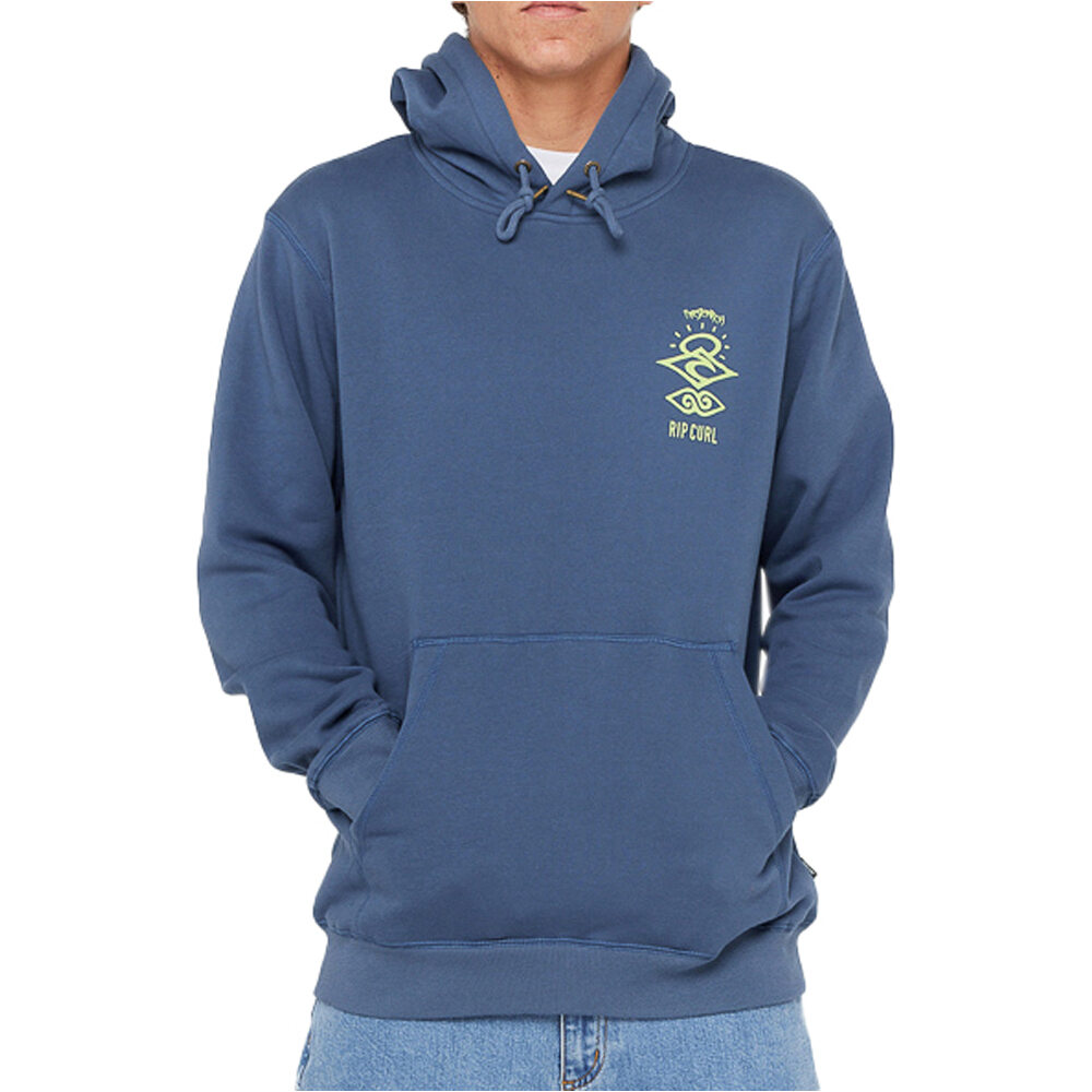 Search icon sudadera hombre Azul (S)