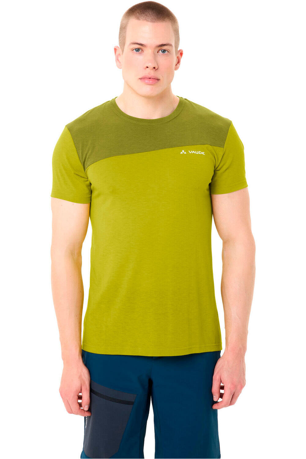 Sveit camiseta montaña manga corta hombre Verde (M)