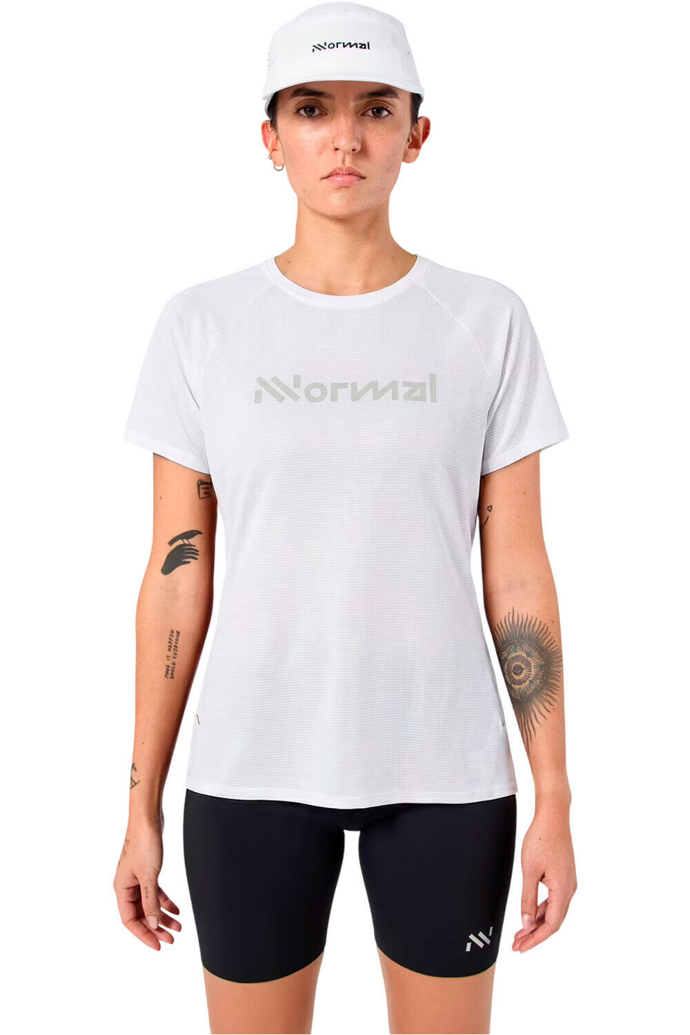Race camiseta entrenamiento manga corta mujer Blanco (XS)