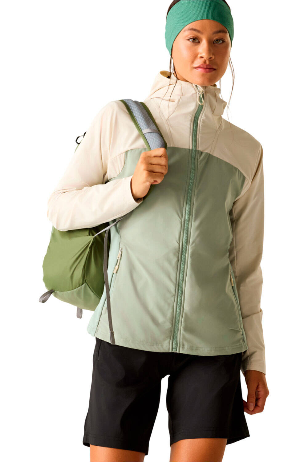 Nomadic chaqueta softshell mujer Plata (14)