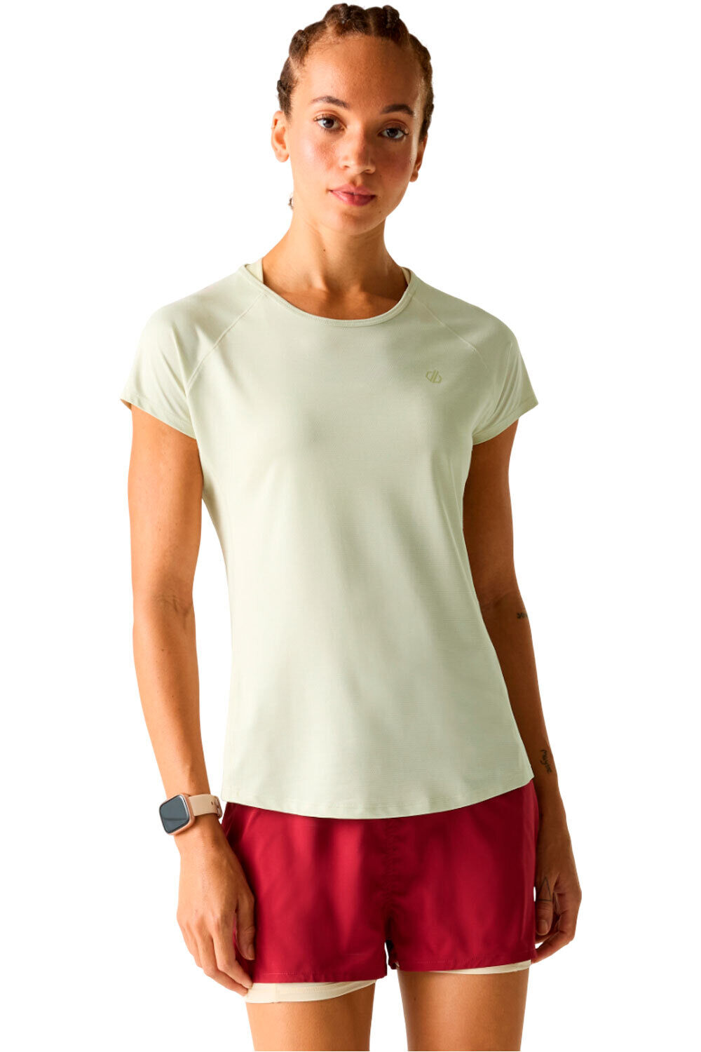 Corral camiseta montaña manga corta mujer Blanco (8)