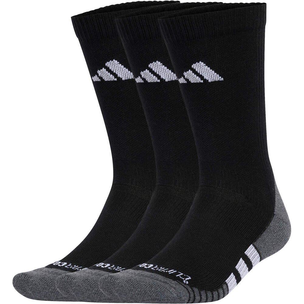 Performance climacool cushioned crew 3 pair pack calcetines deportivos Negro (43-45)