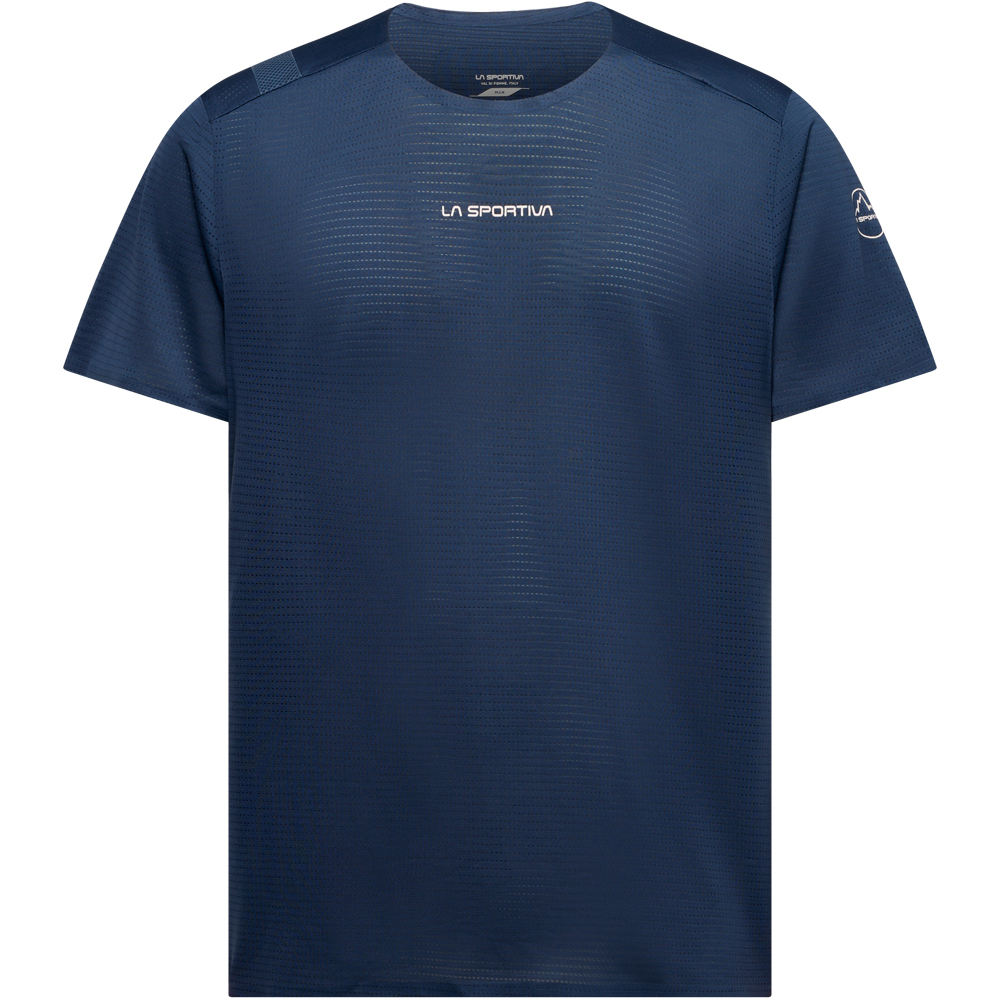 Pure camiseta técnica manga corta hombre Gris (XL)