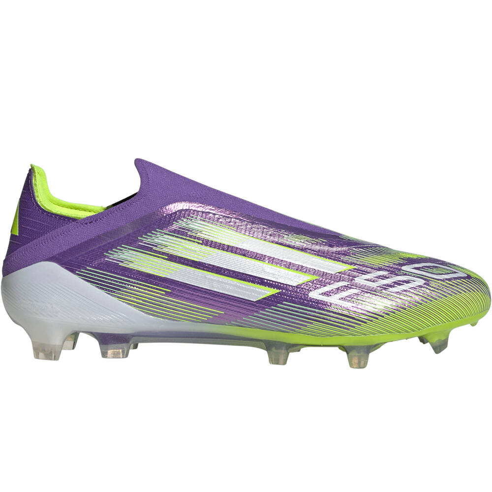 F50 elite laceless firm ground botas de futbol cesped artificial Morado (40 2/3)