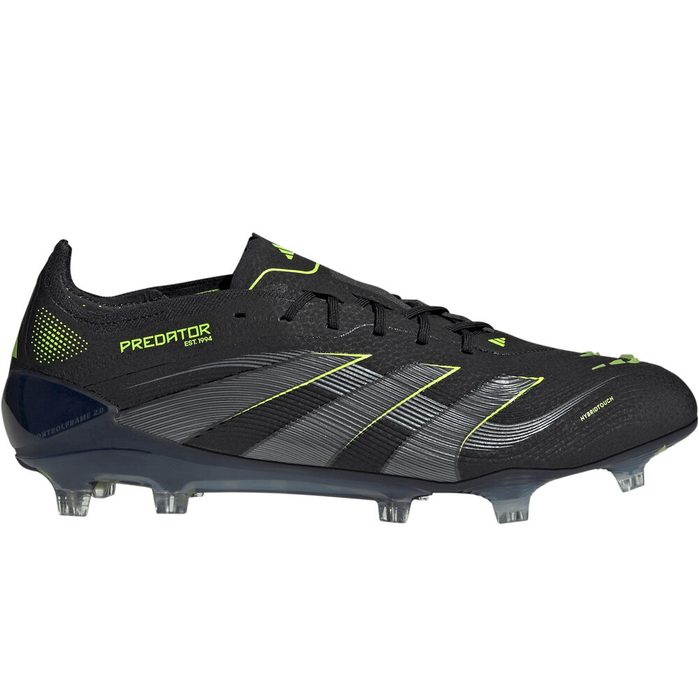Predator elite firm ground botas de futbol cesped artificial Negro (42 2/3)