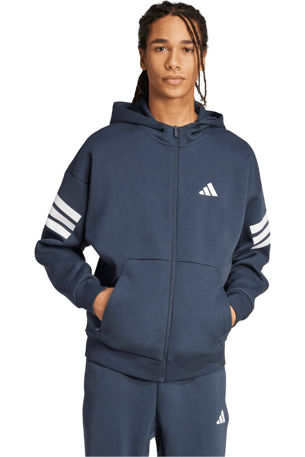 Adidas future icons three stripes sudadera hombre