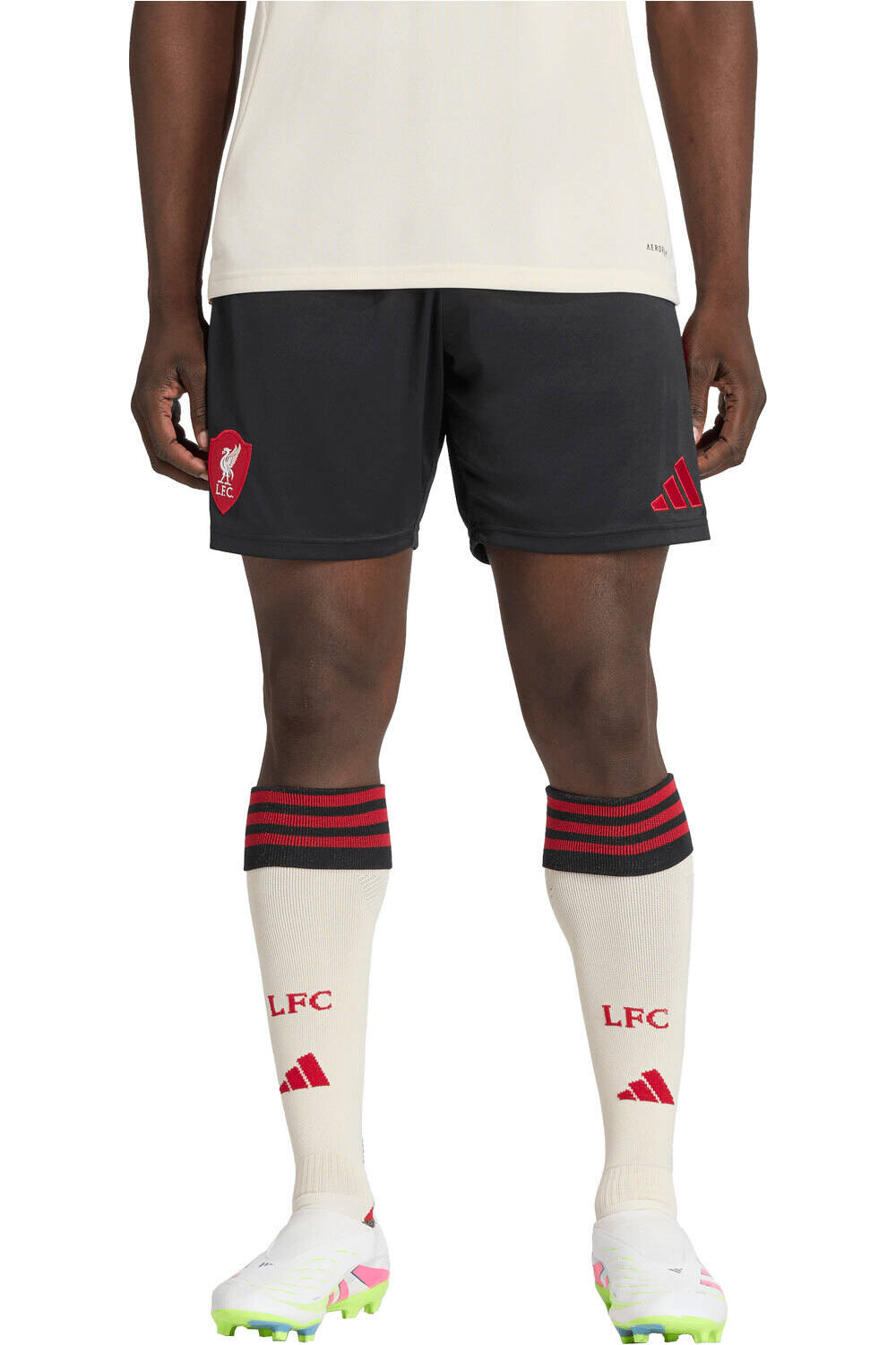 Liverpool 25/26 segunda equipacion pantalones fútbol oficiales Negro (M)