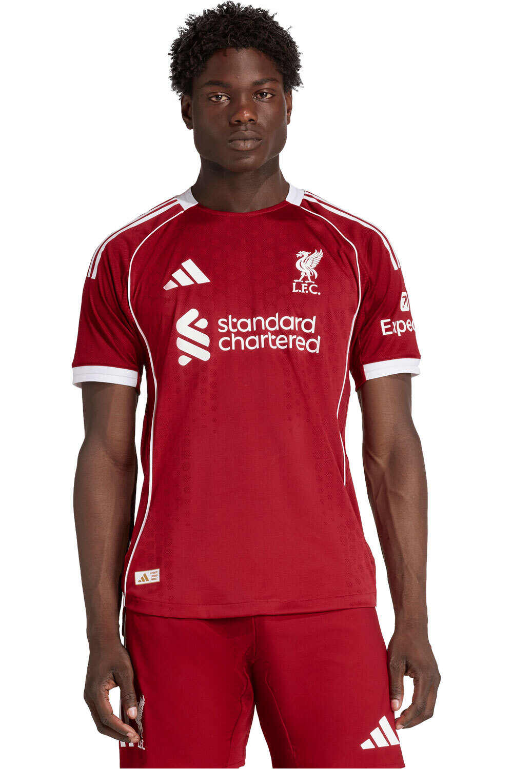 Liverpool 25/26 primera equipacion authentic camiseta de fútbol oficiales Rojo (XL)