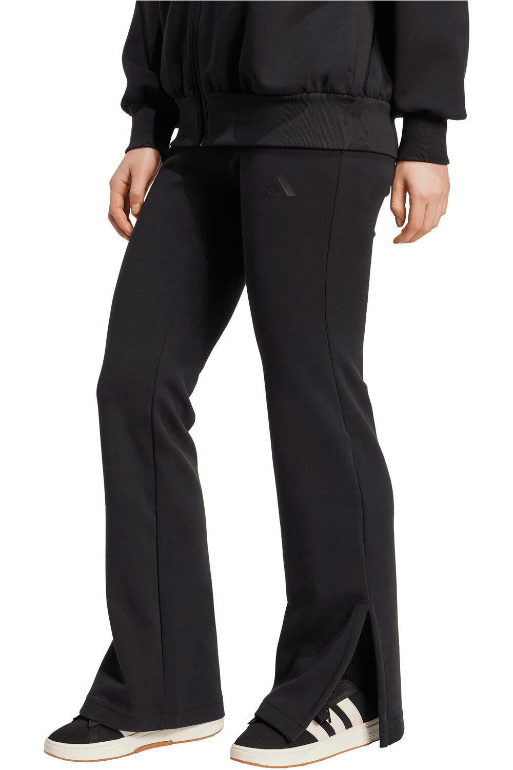 Soft lux flared pantalón mujer Negro (XL)