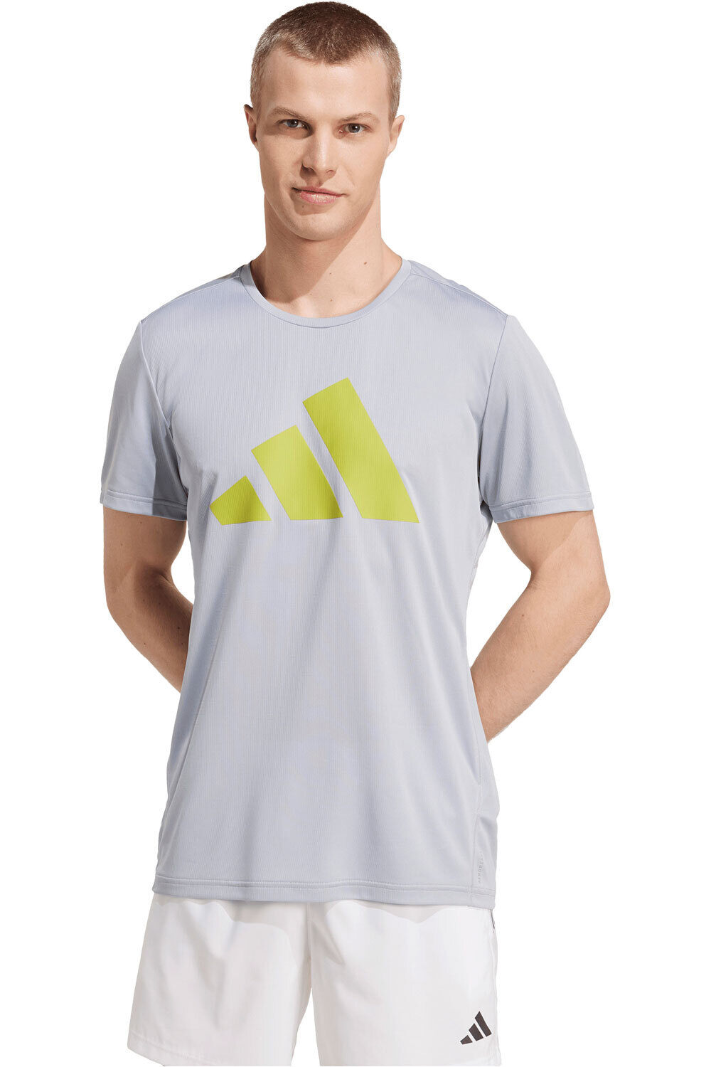 Run it camiseta técnica manga corta hombre Gris (S)