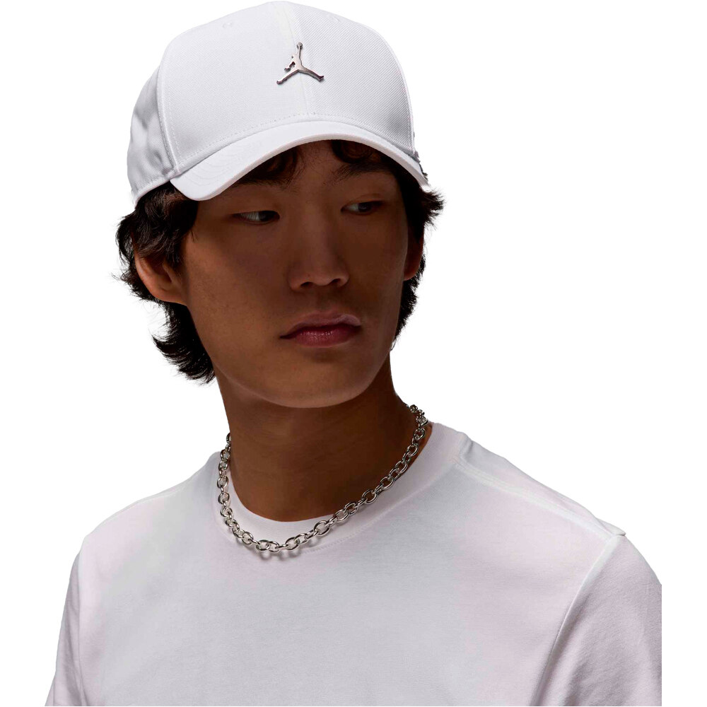 Jordan rise jumpman visera lona Blanco (M/L)