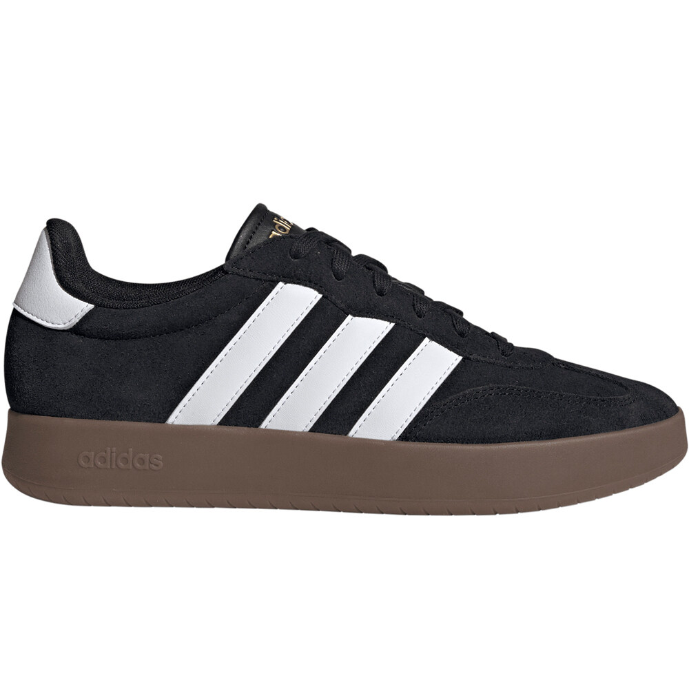 Barreda zapatilla moda hombre Negro (38)