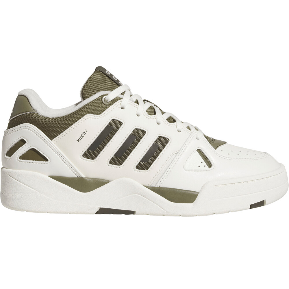 Midcity low zapatilla moda hombre Blanco (42)