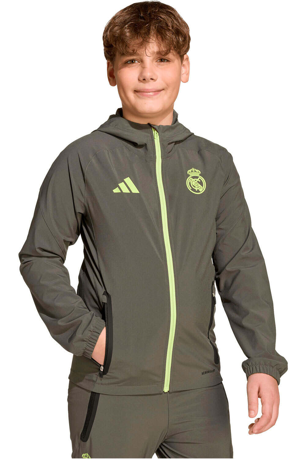 Adidas real madrid tiro25 competition vis sudadera entrenamiento fútbol niño
