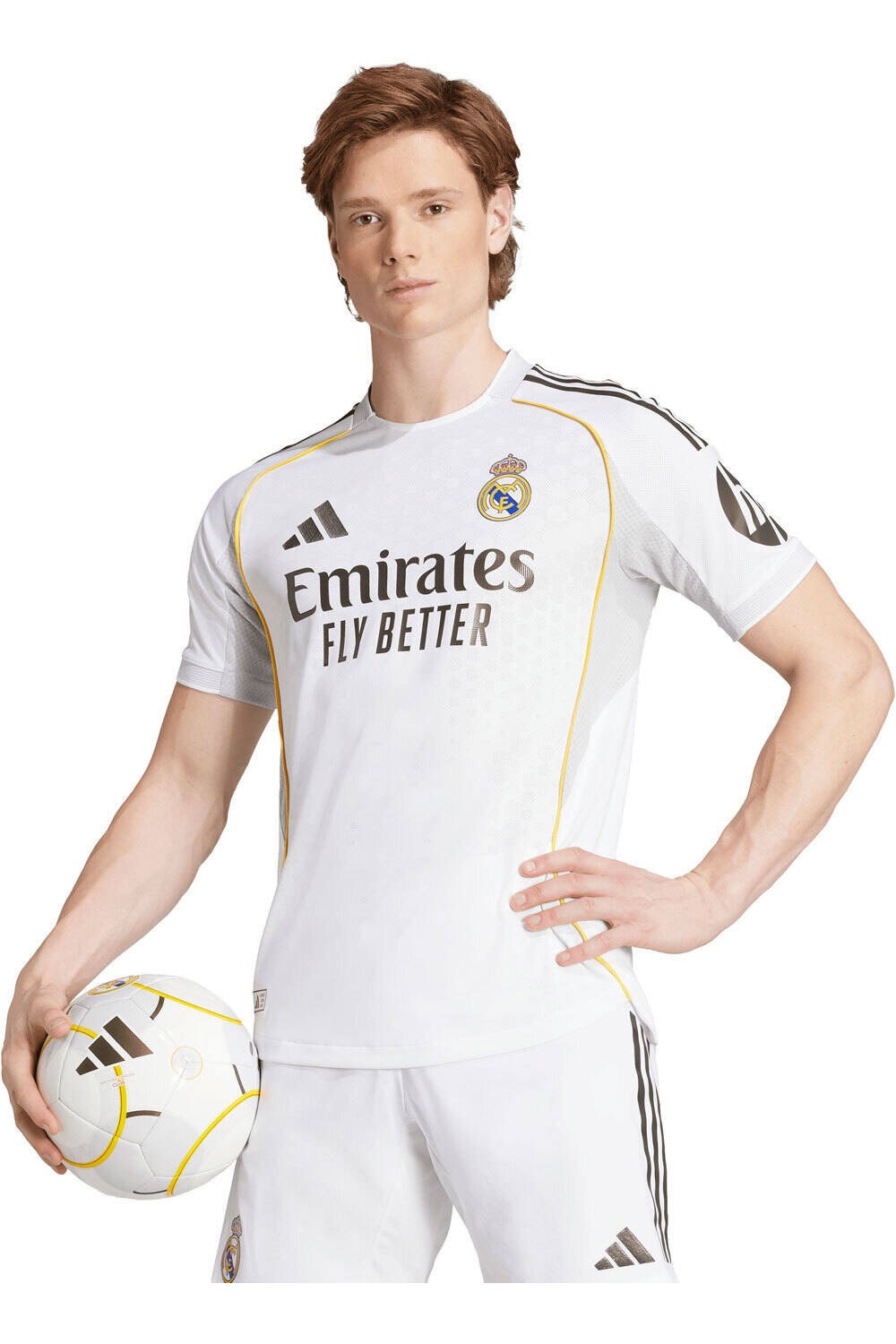 Real madrid 25/26 primera equipacion authentic camiseta de fútbol oficiales Blanco (M)