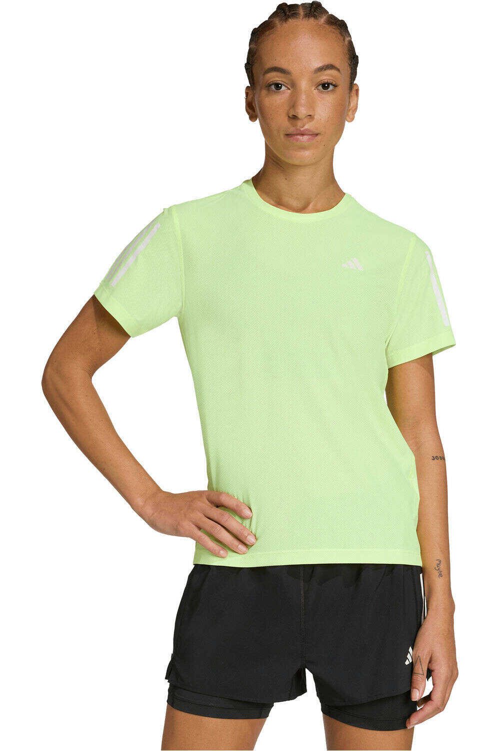 Own the run camiseta entrenamiento manga corta mujer Lila