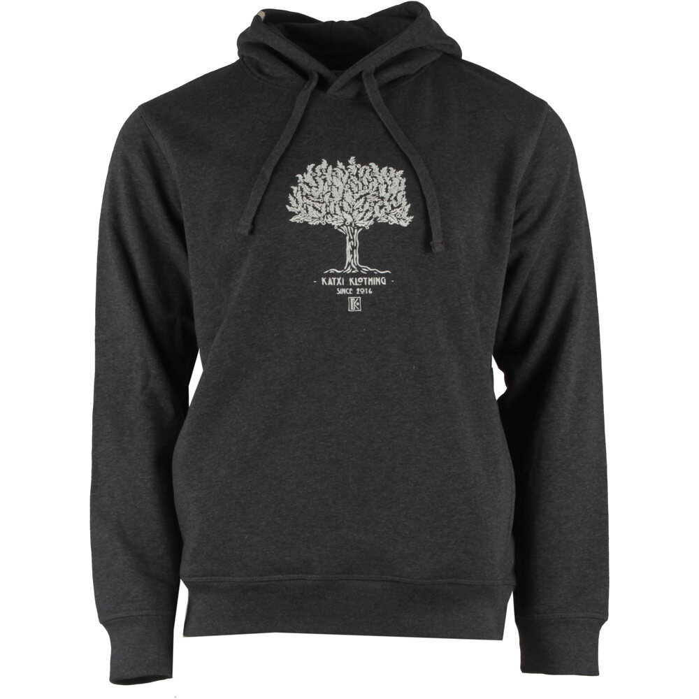 Hoodie gernika sudadera hombre Gris (L)