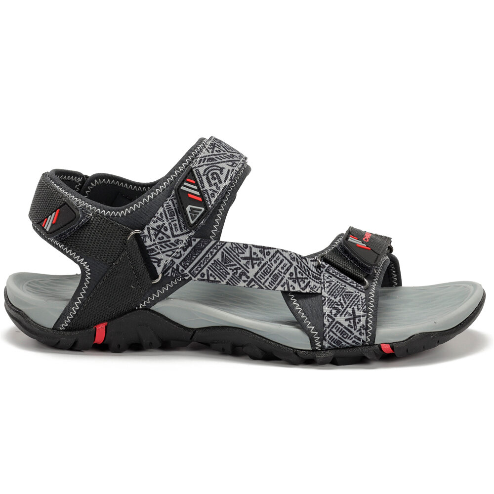 Dakar sandalias trekking hombre Negro (42)
